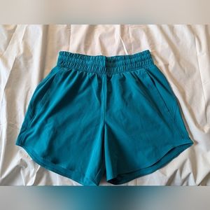 Women's Under Armour Flex Woven Short 5in, blue/green, Size XS, NWT